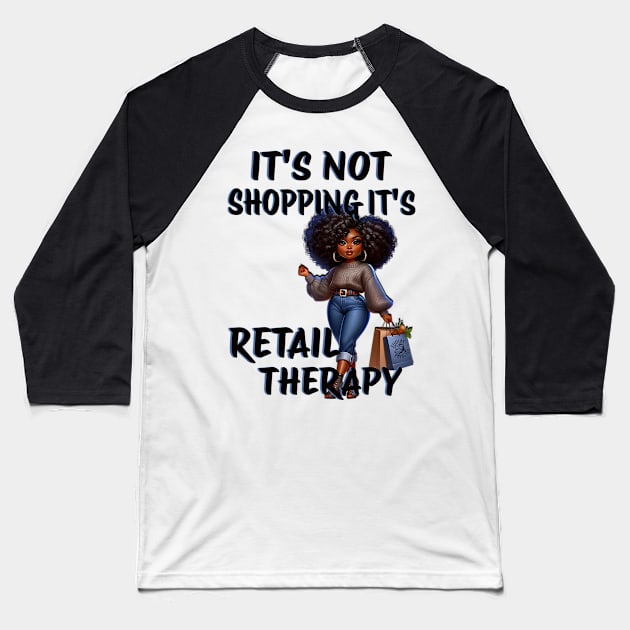 Retail Therapy Baseball T-Shirt by Zodiac RoyalTee